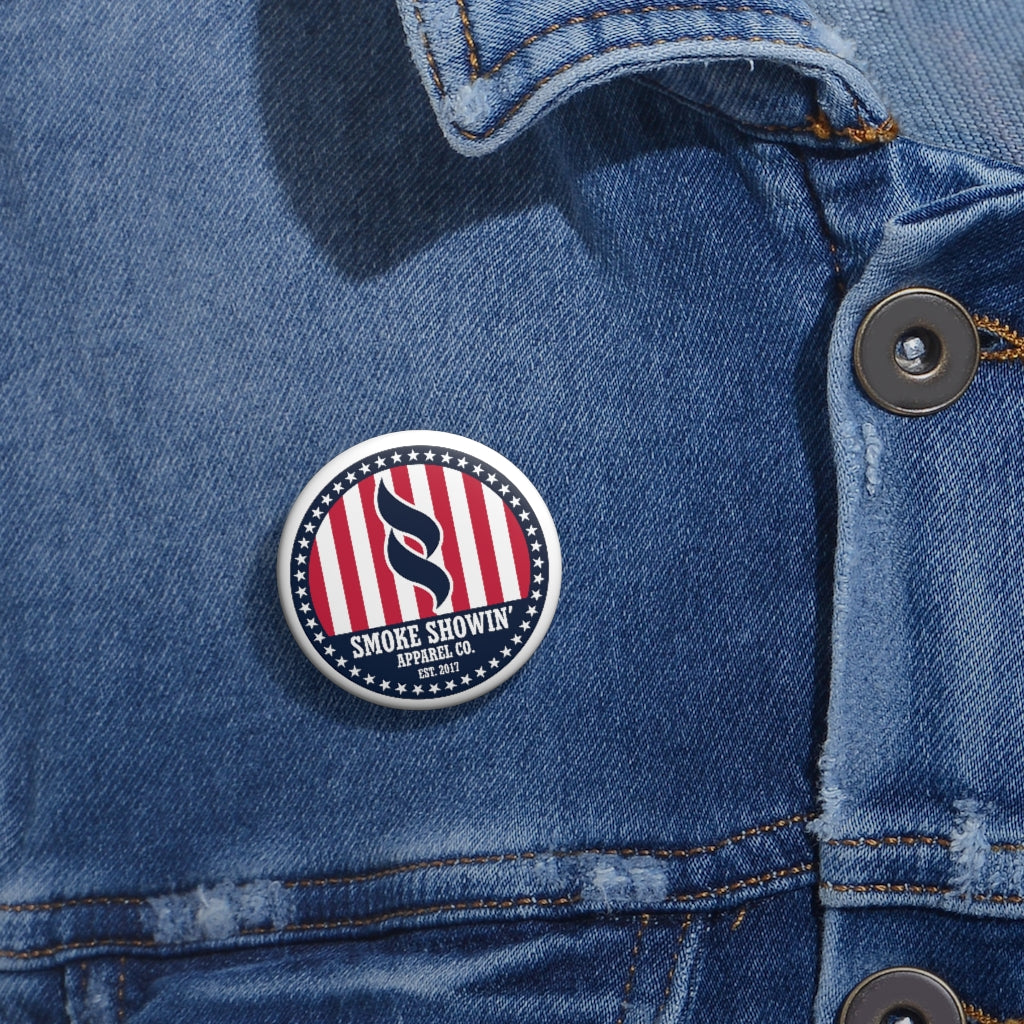 Stars and Stripes Pin Button