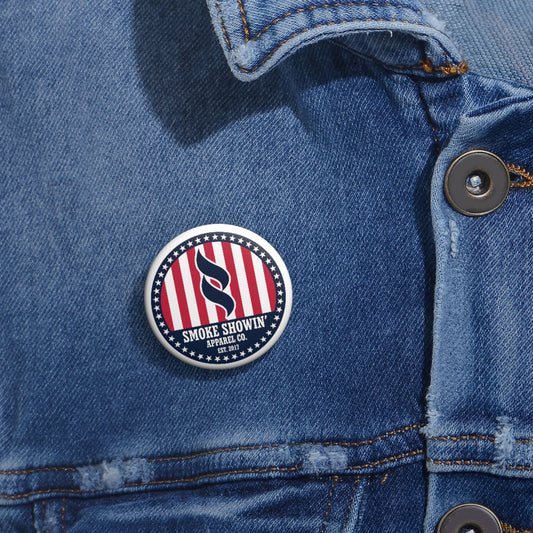 Stars and Stripes Pin Button