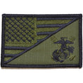 Load image into Gallery viewer, USMC Artillery USA Flag - 2.25x3.5 Patch
