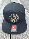 Load image into Gallery viewer, Richardson 7 Panel (Black/Gold leather patch)
