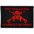Load image into Gallery viewer, Hoist The Black Flag and Begin Slitting Throats Jolly Roger - 2x3 Patch
