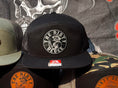 Load image into Gallery viewer, Richardson 7 Panel (Black/Silver leather patch)
