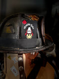 Load image into Gallery viewer, Catchin' Jobs - Leather Helmet Card
