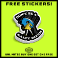 Load image into Gallery viewer, Salty Bitch Hard Hat Decal

