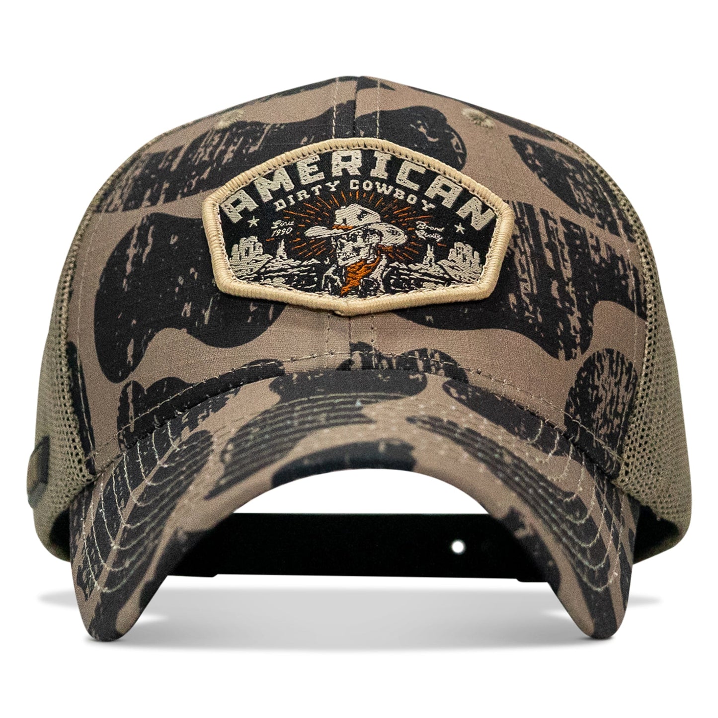 American Dirty Cowboy Patch Original Ripstop Classic Snapback Hat