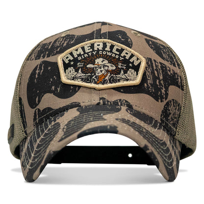 American Dirty Cowboy Patch Original Ripstop Classic Snapback Hat