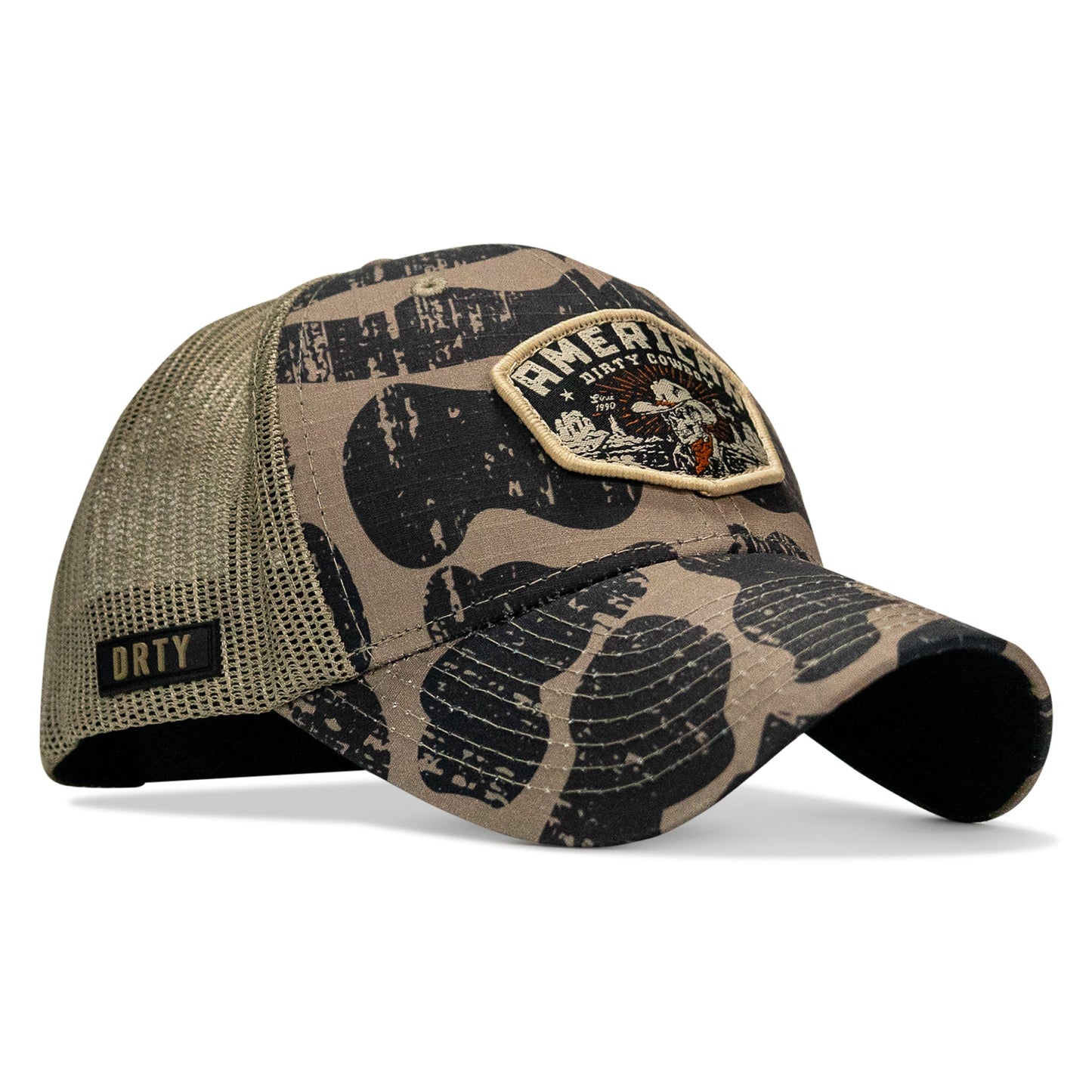 American Dirty Cowboy Patch Original Ripstop Classic Snapback Hat