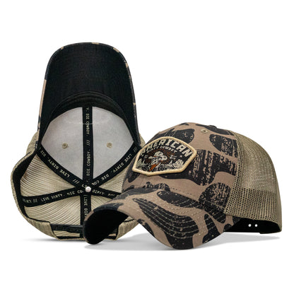 American Dirty Cowboy Patch Original Ripstop Classic Snapback Hat