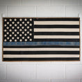 Load image into Gallery viewer, American Flag - Fire Hose - Thin Blue Line
