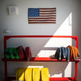 Load image into Gallery viewer, American Flag - Fire Hose - Vintage
