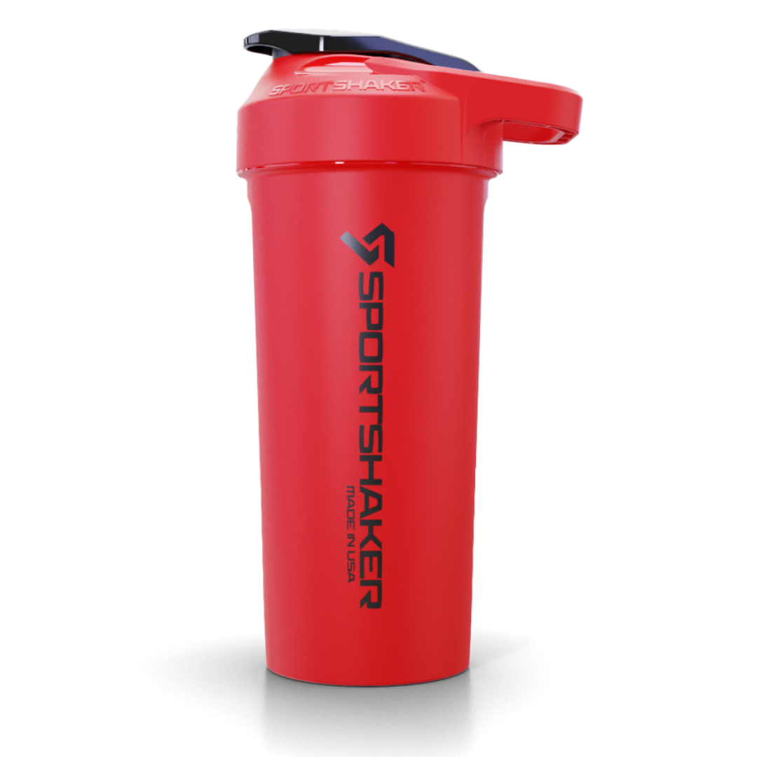 American Flag Fire Red Shaker Bottle