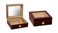 Load image into Gallery viewer, Cigar Humidor - Desktop with glass top, hygrometer and humidifier
