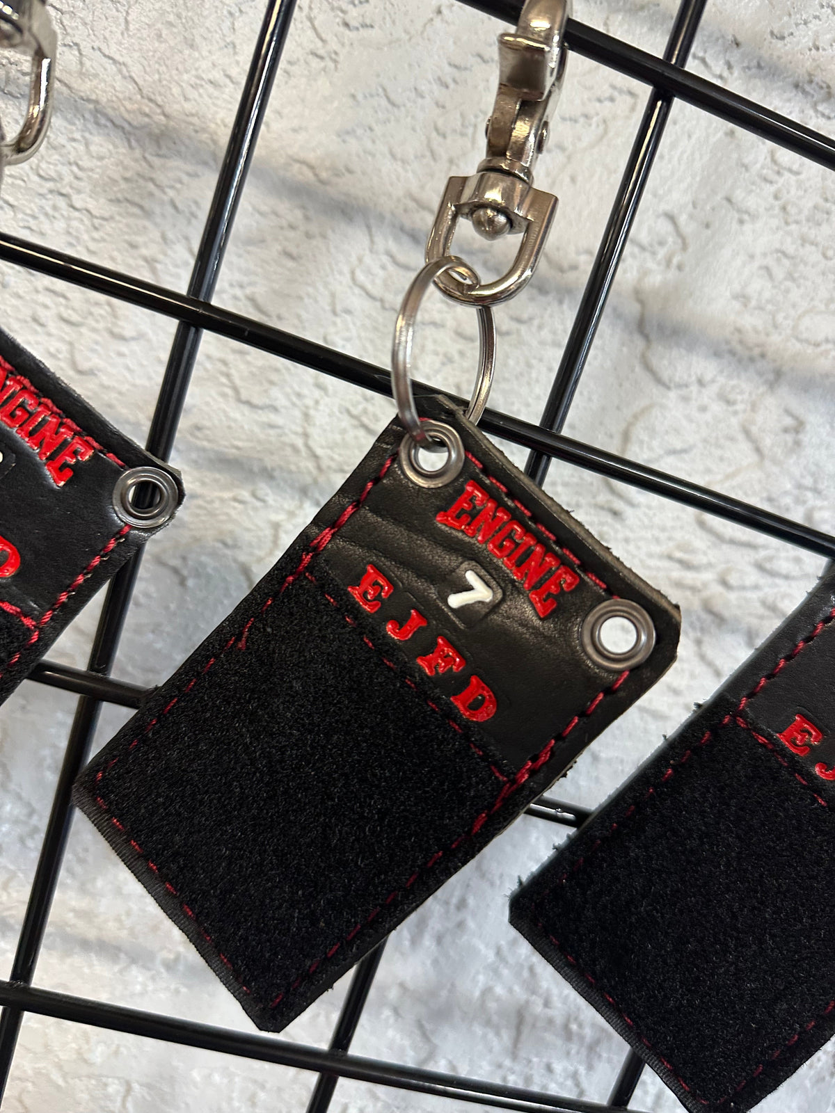 Leather Accountability Tag Holder
