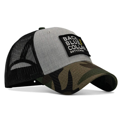 Back Blue Collar Patch SnapBack