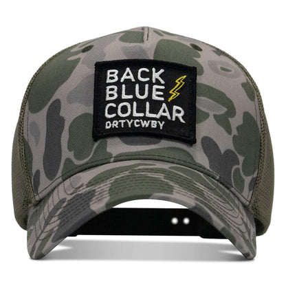 Back Blue Collar Patch SnapBack