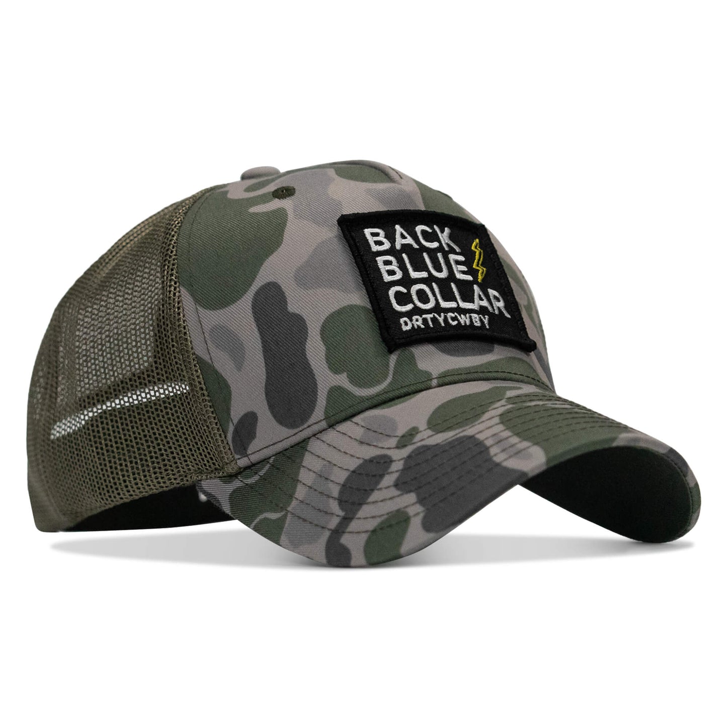 Back Blue Collar Patch SnapBack