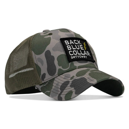 Back Blue Collar Patch SnapBack