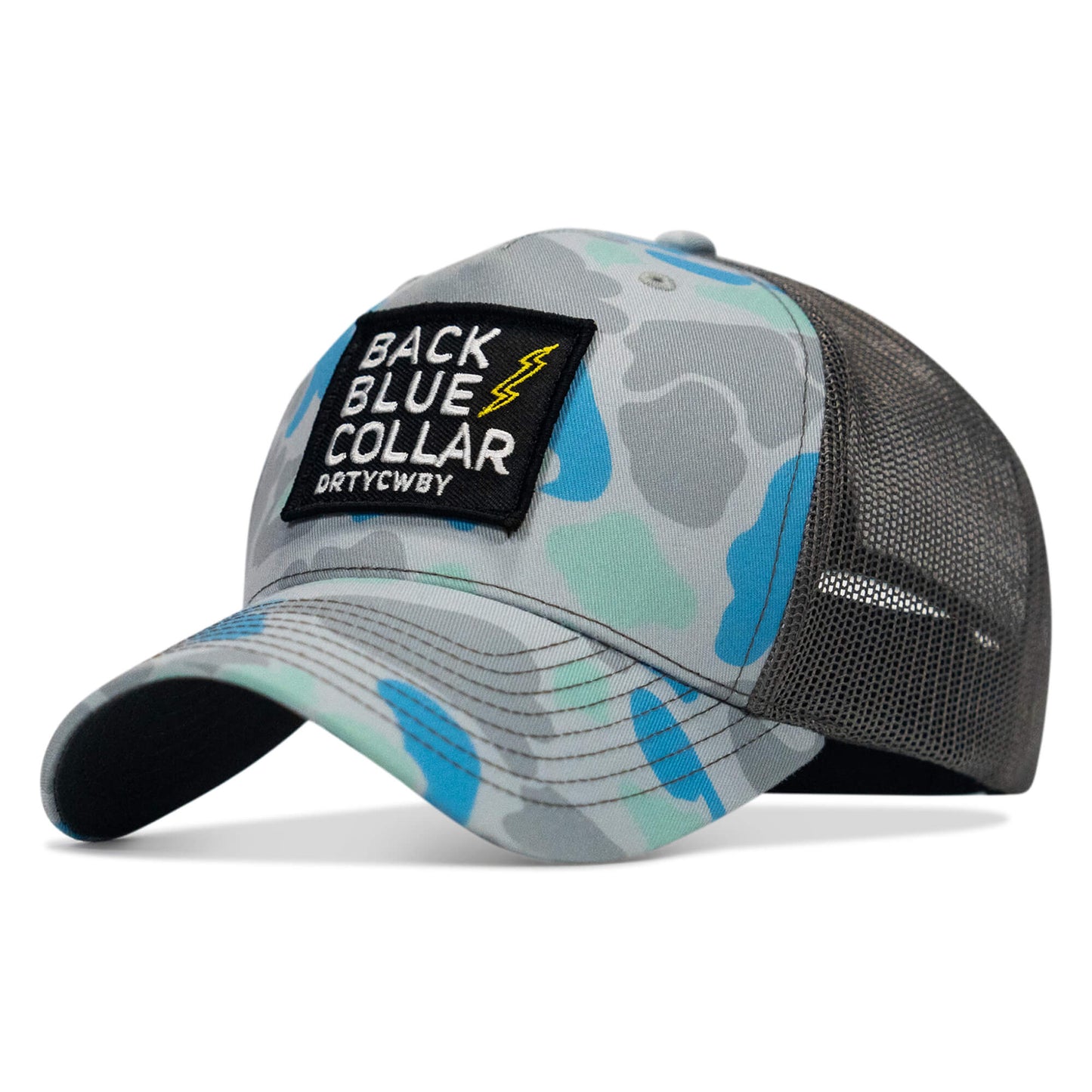 Back Blue Collar Patch SnapBack