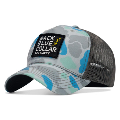 Back Blue Collar Patch SnapBack