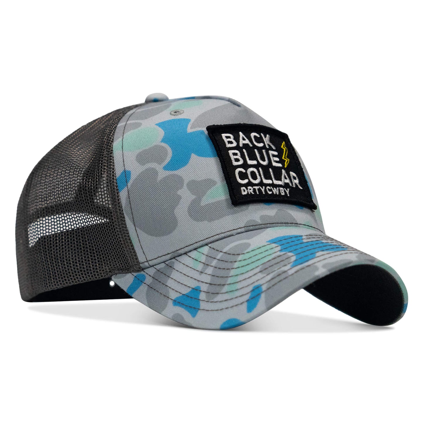 Back Blue Collar Patch SnapBack