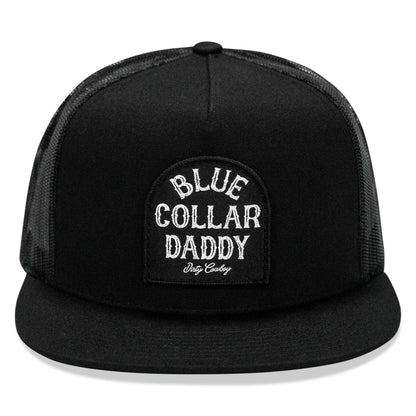 Blue Collar Daddy Patch Flatbill Snapback