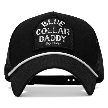 Blue Collar Daddy Patch Rope Snapback Hat