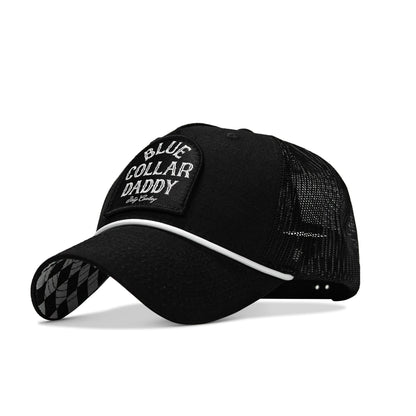 Blue Collar Daddy Patch Rope Snapback Hat