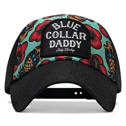 Blue Collar Daddy Patch Tactical Ripstop Mesh Snapback Hat