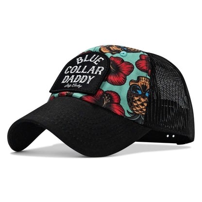 Blue Collar Daddy Patch Tactical Ripstop Mesh Snapback Hat