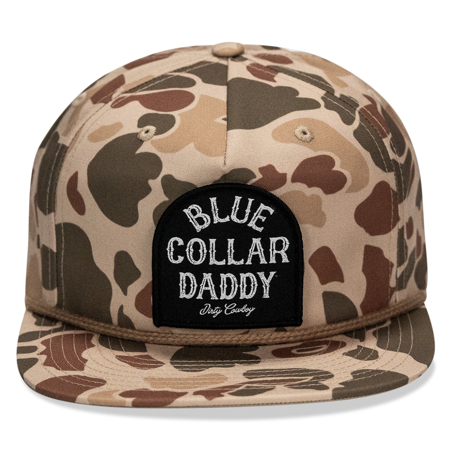 Blue Collar Daddy Patch Flatbill Snapback