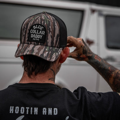 Blue Collar Daddy Patch Snapback Hat