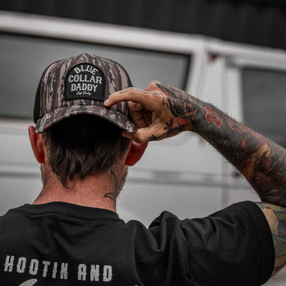 Blue Collar Daddy Patch Snapback Hat