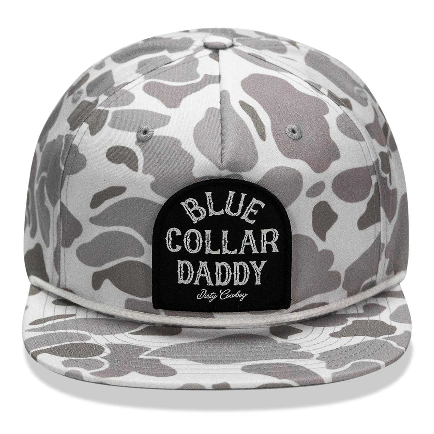 Blue Collar Daddy Patch Flatbill Snapback