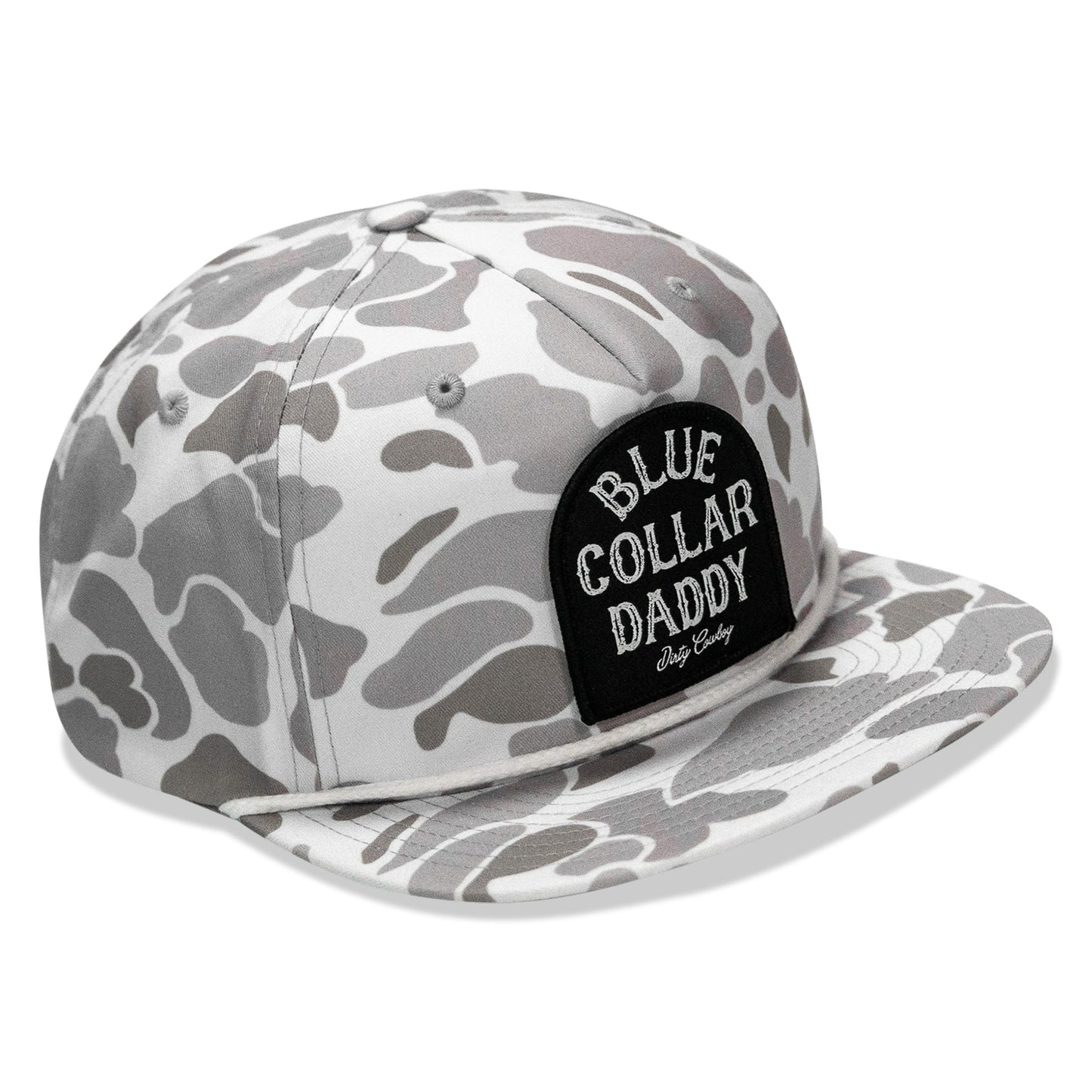 Blue Collar Daddy Patch Flatbill Snapback