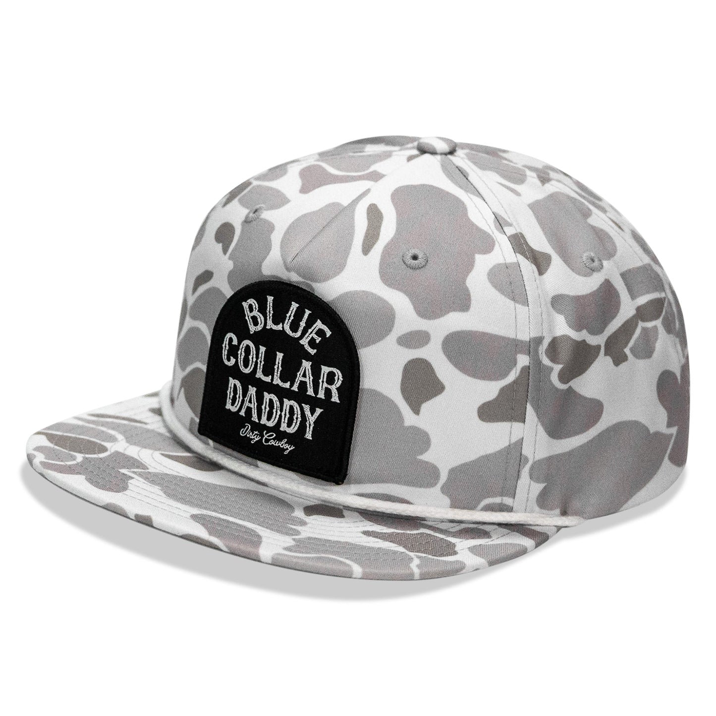 Blue Collar Daddy Patch Flatbill Snapback