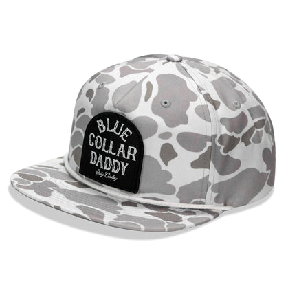 Blue Collar Daddy Patch Flatbill Snapback