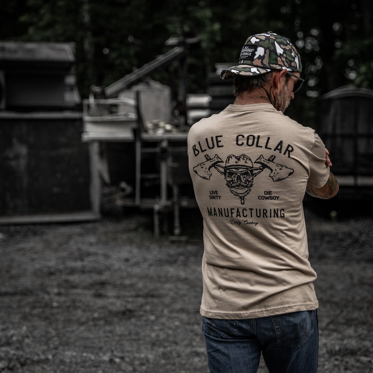 Blue Collar Hatchet Men's T-Shirt