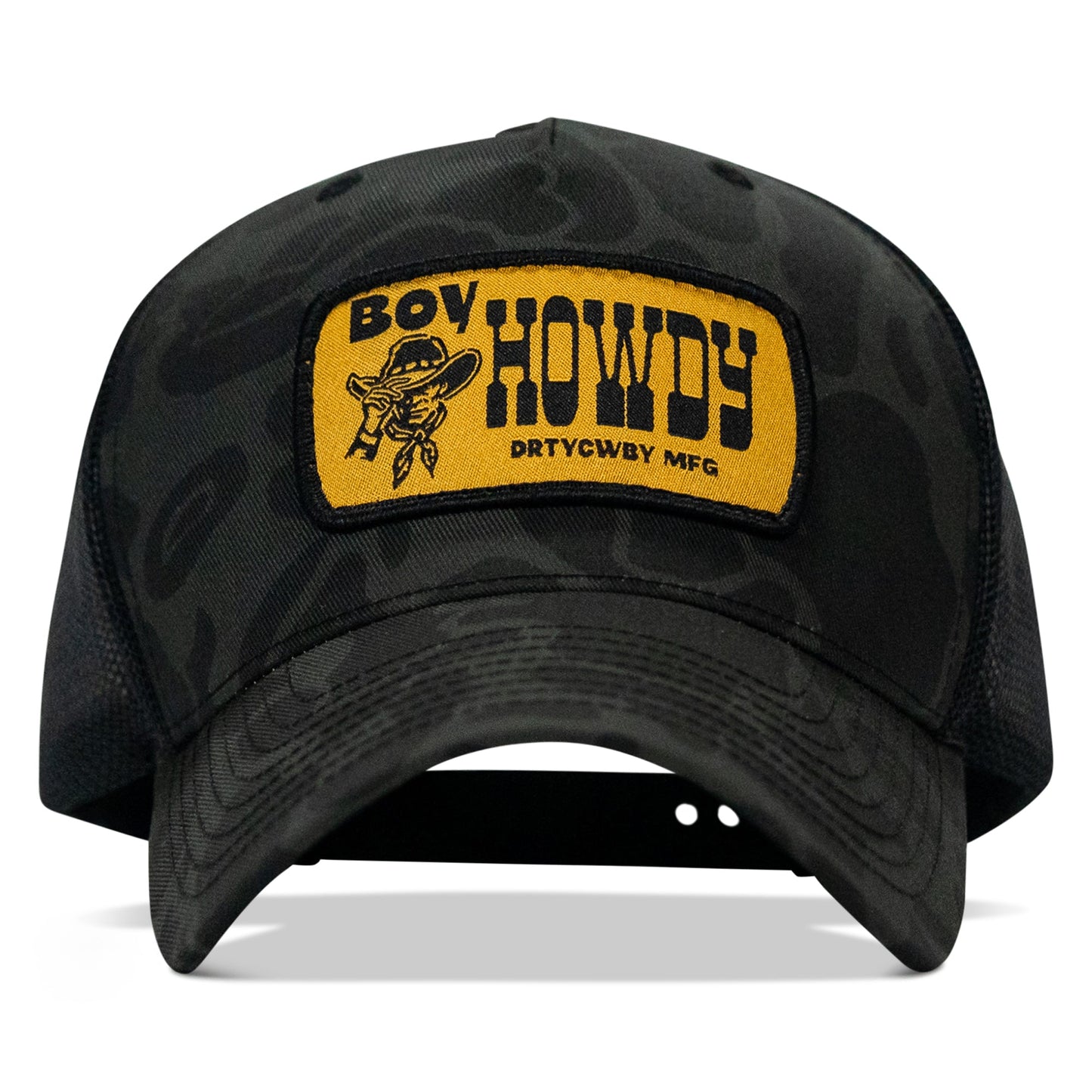 Boy Howdy Western Patch Snapback Hat