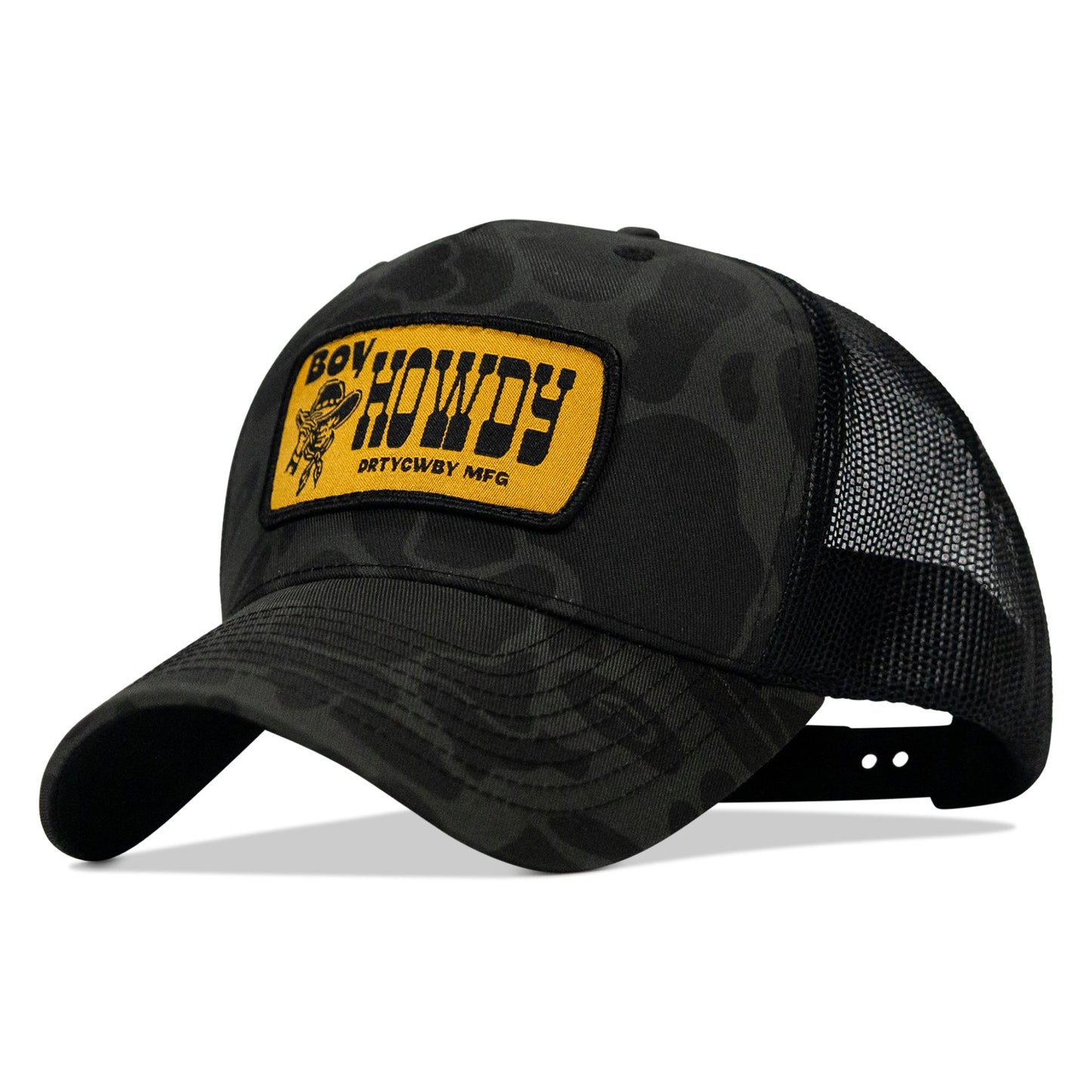 Boy Howdy Western Patch Snapback Hat