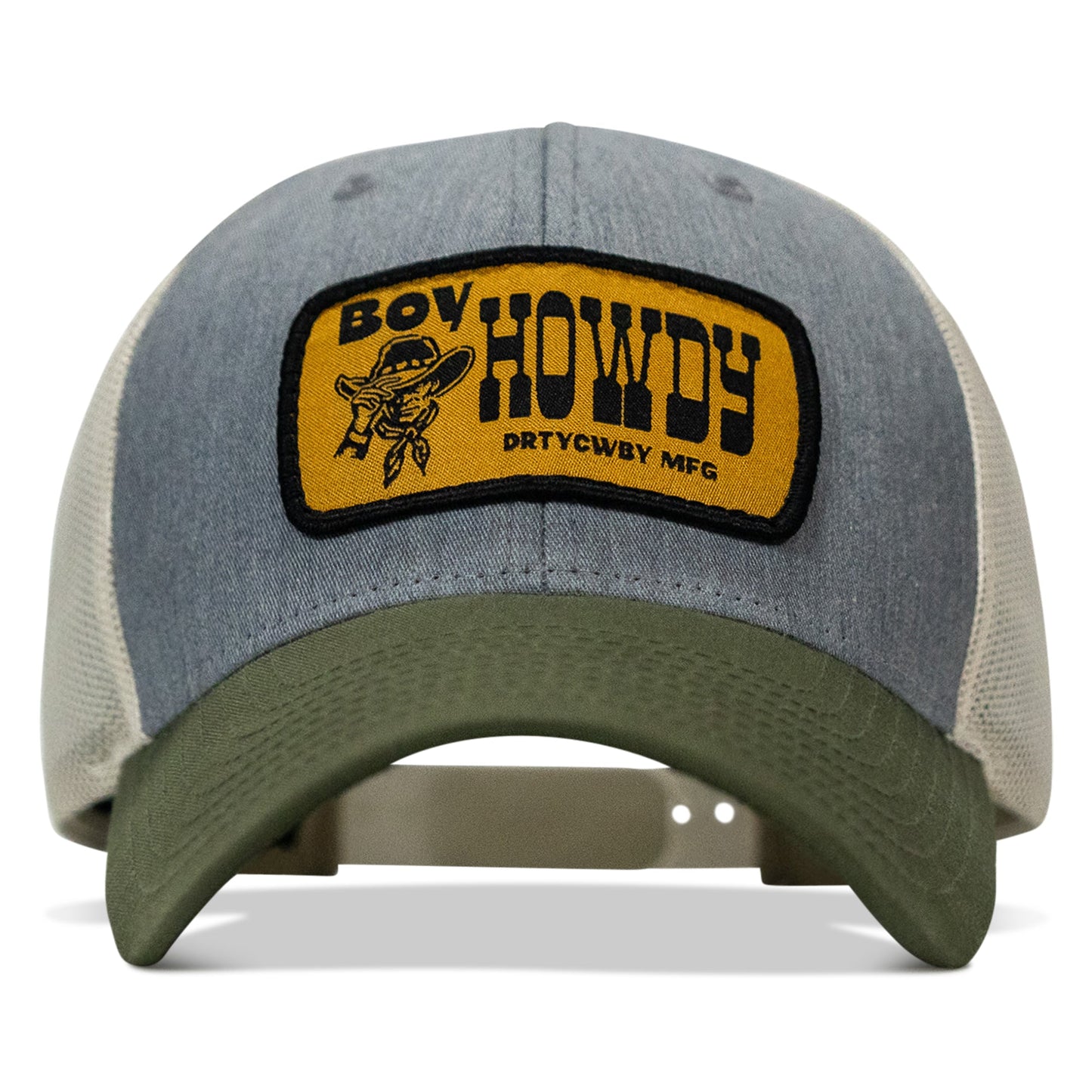 Boy Howdy Western Patch Snapback Hat