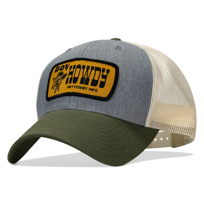 Boy Howdy Western Patch Snapback Hat