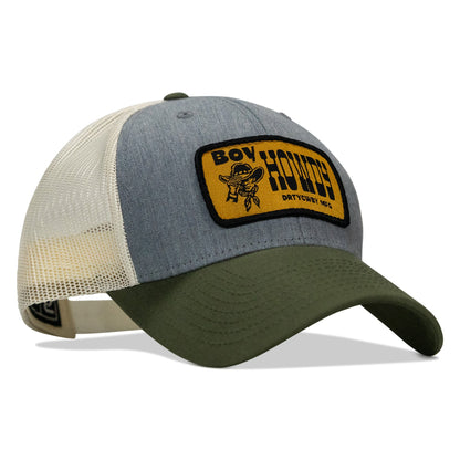 Boy Howdy Western Patch Snapback Hat