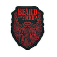 Load image into Gallery viewer, Beard the Fuck Up - 3" Laser Cut Patch
