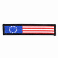 Load image into Gallery viewer, Betsy Ross 1x5 Velcro Flag Patch in Black
