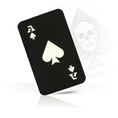 Load image into Gallery viewer, M-Tac patch Ace of Spades Laser Cut
