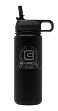 Load image into Gallery viewer, Rockwell Warrior Flask - Double Walled - Stainless Steel Flask - (BLACK)
