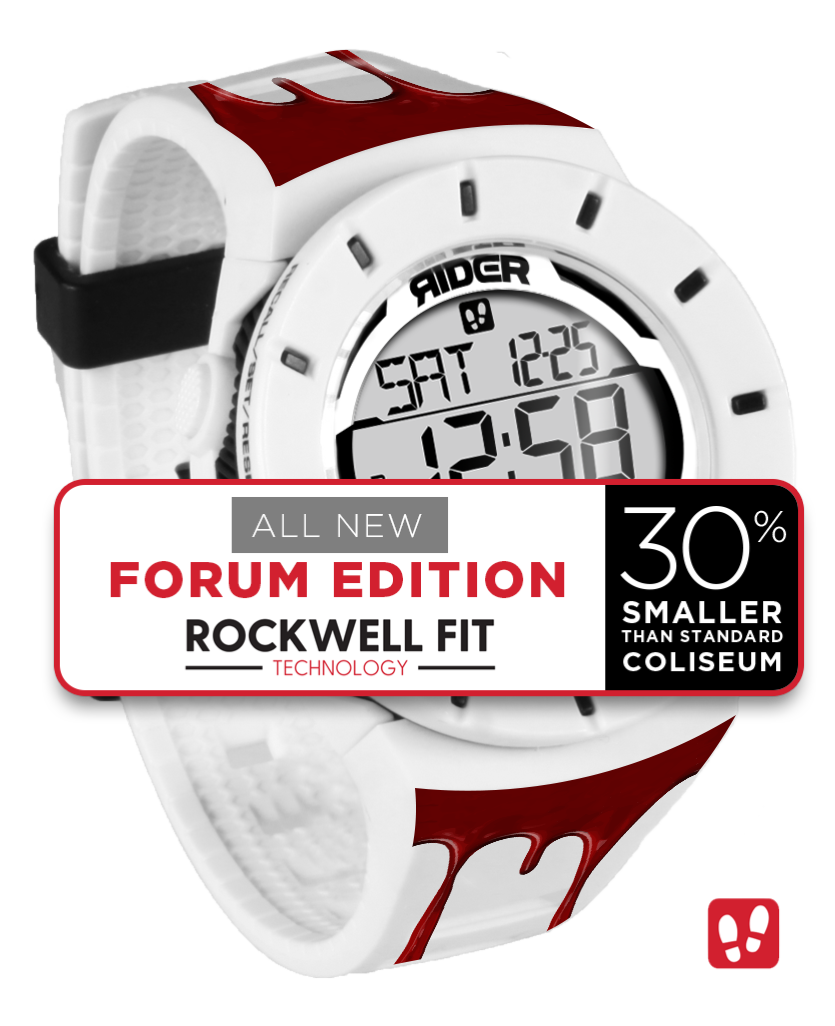 The Coliseum Fit™ - Blood FORUM EDITION (White/Black) Watch
