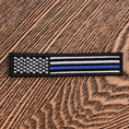Load image into Gallery viewer, Blue Line Flag 1x5 Velcro Patch
