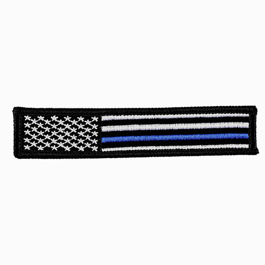 Blue Line Flag 1x5 Velcro Patch