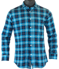 Load image into Gallery viewer, The Titan - Blue Plaid Long Sleeve

